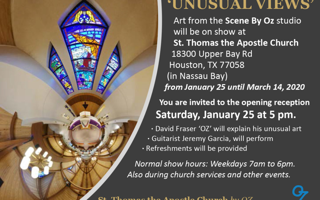 “Unusual Views” Show at St. Thomas the Apostle Church in Houston